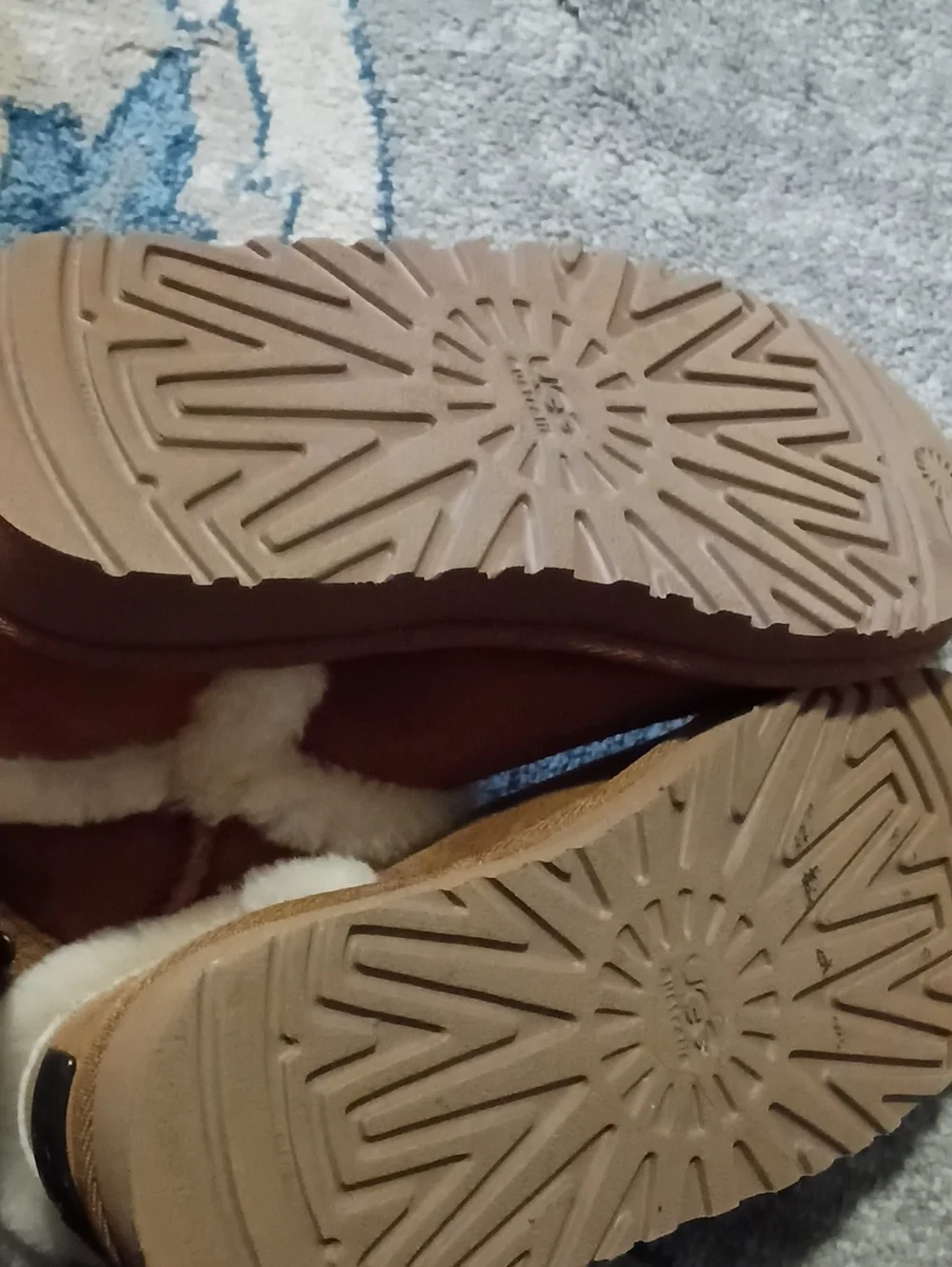 Classic Brown Suede Shearling UGG Winter Boots